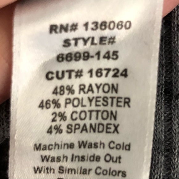 Project Social T Los Angeles Poppy Long Sleeve Turtleneck Gray XS - Picture 6 of 7